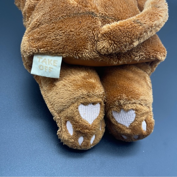 Vintage TAKE OFF Brown Tiger Hand Puppet Stuffed Animal Plush 9” Long - Picture 6 of 9